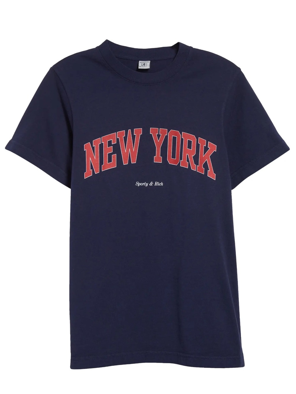 SPORTY & RICH NEW YORK T SHIRT - Picture 3 of 7